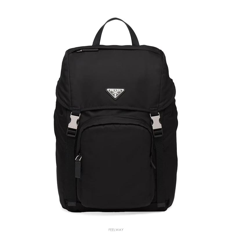 26SS 프라다 리나일론 사피아노 백팩 블랙 2VZ135 2DMG F0002