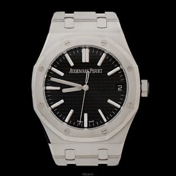 오데마피게 로얄오크 스틸 블랙 41mm