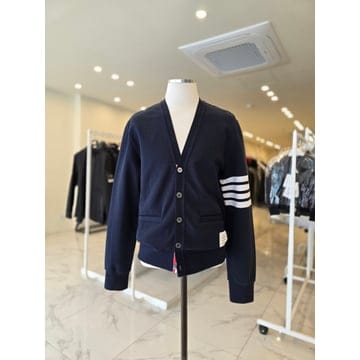톰브라운 바시티 피케 버튼 가디건 MJT 325A J0008 415