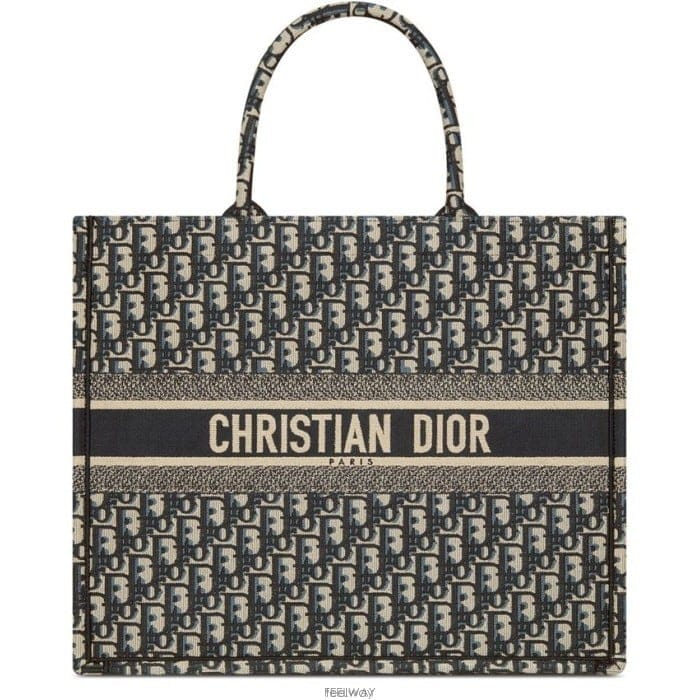 26 FW Book Tote 북 토트 라지 오블리크 올오버 센트럴 밴디드 로고 토트백
