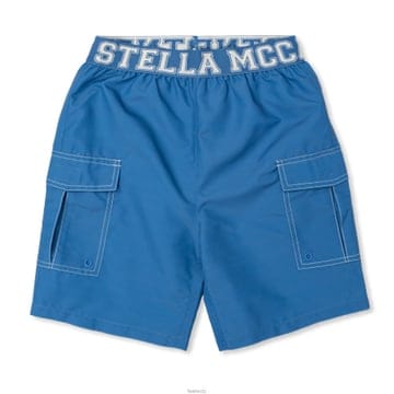 25SS 키즈 로고 벨트 스윔팬츠 블루 TWCP99 Z0433 623