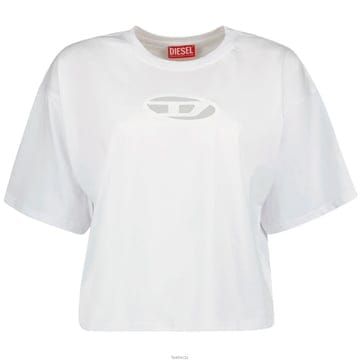 25SS T-BUXT-CROP-OD 로고 티셔츠 A15096 0NIAX 100