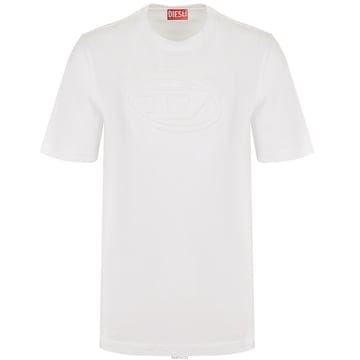 25SS T-ADJUST-BIGOVAL 로고 티셔츠 A17402 0NJBM 100