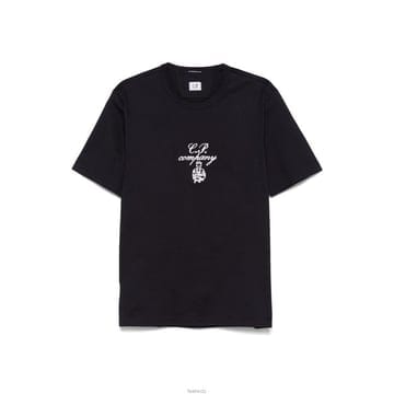 25SS 로고 자수 티셔츠 블랙 18CMTS109A 110301W 999