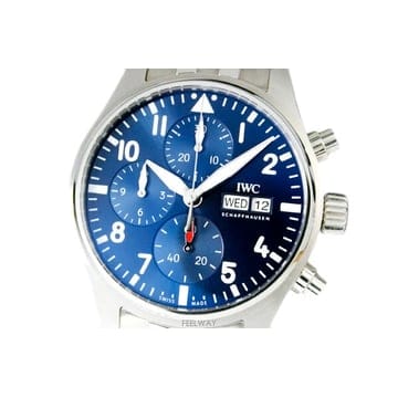 [방씨네 아빠시계]IWC 파일럿 388102 크로노 블루 원형 자동