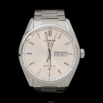 (대전중고명품)태그호이어 WBN2011.BRZ2447 까레라 칼리버5 데이데이트 스틸 실버 41mm