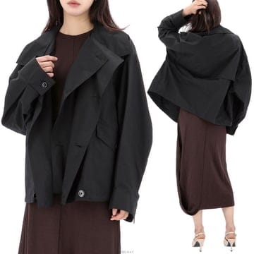 르메르 더블 플랩 라이트 자켓 블랙