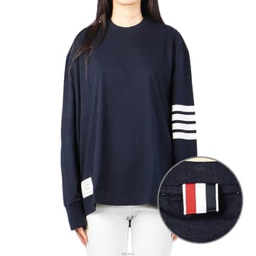 (FJS066A 06221 415) 여성 오버사이즈 긴팔 티셔츠 25FW