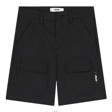 엠에스지엠 키즈 숏 버뮤다 팬츠 블랙