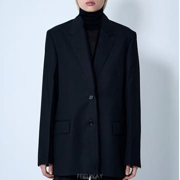 26 FW 토템 료 노치드 라펠 프론트 플랩 포켓 블레이저 자켓 253 WRZ0054 FB0435 001