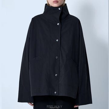 26 FW 토템 Parachute 써머 패러슈트 하이넥 버튼 자켓 블랙 253 WRO0222 FB0427 001
