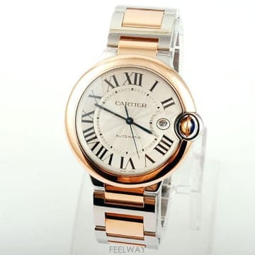 까르띠에 발롱블루 로즈골드 콤비 42mm