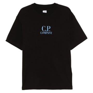 CP 25SS 로고 프린트 티셔츠 블랙 18CMTS141A 005100W 999