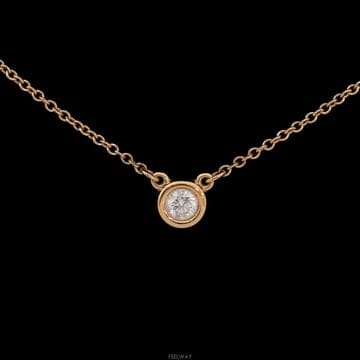 TIFFANY & Co (�����߰���ǰ)Ƽ�ĴϾ��� ���̴��ߵ� 18K ������ ���̾� 1P �����(�����߰���ǰ)Ƽ�ĴϾ��� ���̴��ߵ� 18K ������ ����