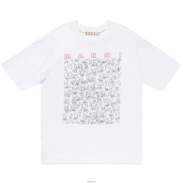 25SS 키즈 여성 그래픽 티셔츠 M01414 M00SG 0M100