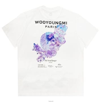 25SS 3D 코랄 백로고 티셔츠 화이트 W251TS05 701W