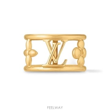 26 FW 루이비통 LV Iconic 아이코닉 파인 크래프트 모노그램 플라워 링 반지
