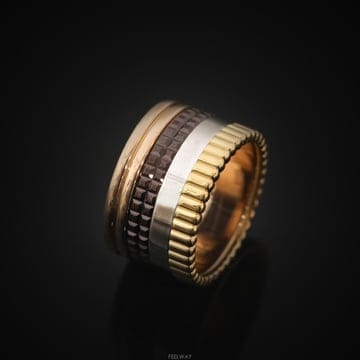 (대전중고명품)부쉐론 JRG00257 콰트로 클래식 라지 링 50호 12mm