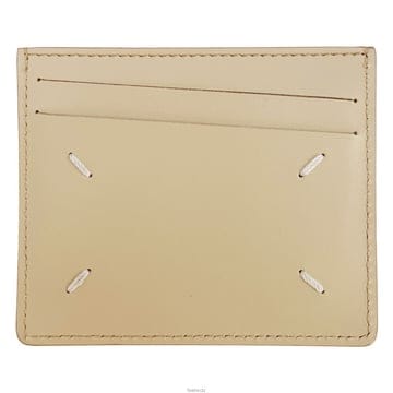 메종마르지엘라 25FW 스티치 로고 카드지갑 아몬드 SA1VX0009 P4745 T2019