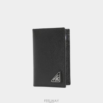 프라다 26FW 삼각로고 사피아노 폴드 남성 카드지갑 2MC101 QHH F0002
