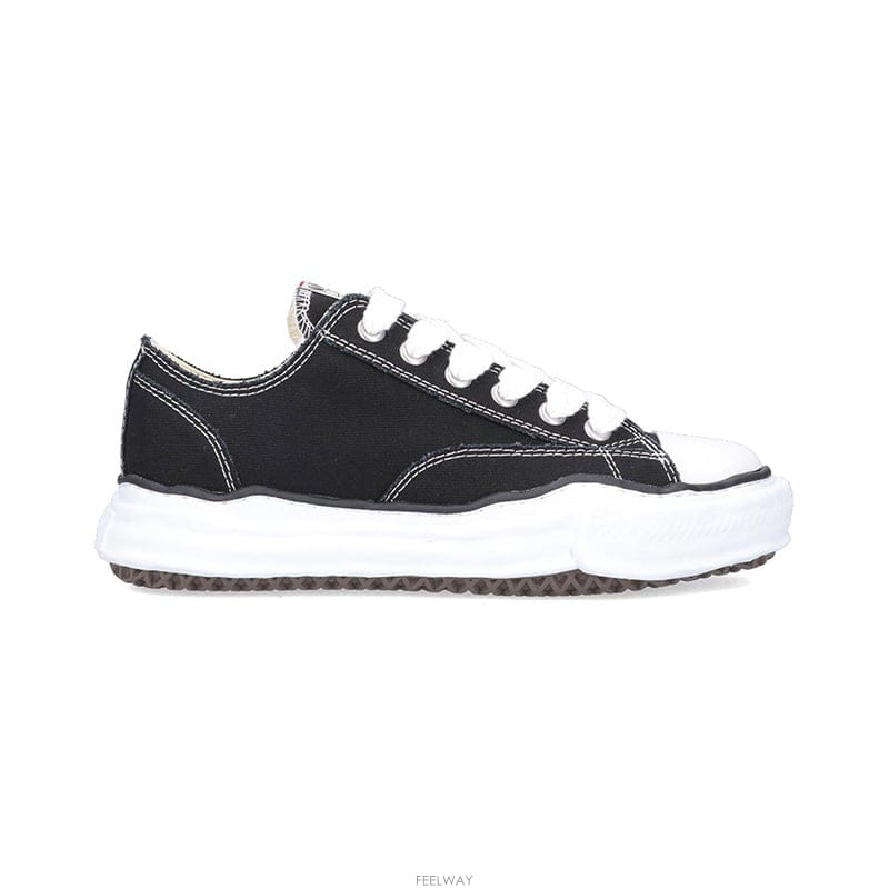 26SS 미하라야스히로 피터슨 OG솔 캔버스 스니커즈 A01FW702 BLACK
