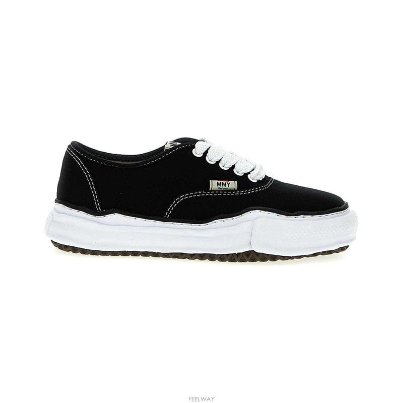 26SS 미하라야스히로 베이커 OG솔 캔버스 스니커즈 A02FW704 BLACK
