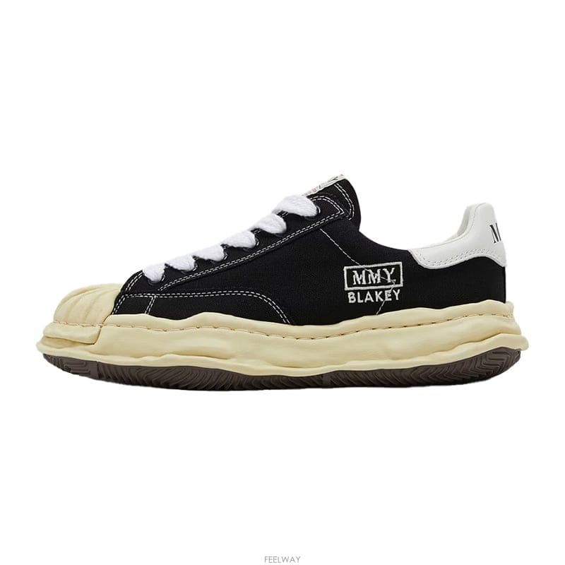 26SS 미하라야스히로 블레이키 OG솔 캔버스 스니커즈 A09FW732 BLACK
