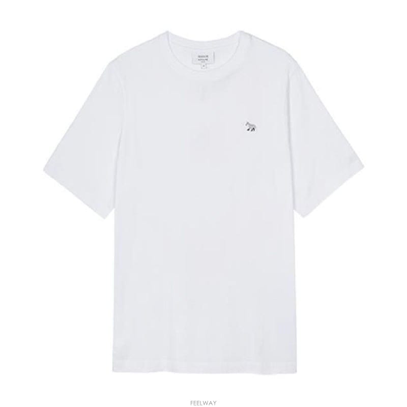 메종키츠네 베이비 폭스 패치 반팔 티셔츠 OW00130KJ0008 P100