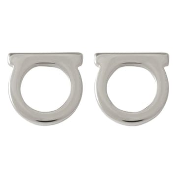 페라가모 25FW 간치니 스터드 스몰 이어링 실버 76-0120 0696433