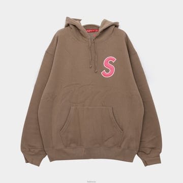 슈프림 S로고 포켓 스웨트 남성 후드티 SS25SW3 DUSTY BRN