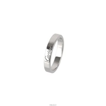 (대전중고명품)까르띠에 C 드 웨딩밴드 플래티늄 48호 3mm