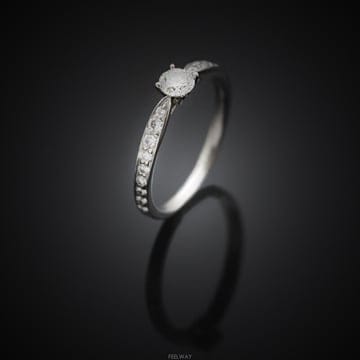 (대전중고명품)티파니앤코 하모니 다이아밴드웨딩링 플래티늄다이아0.22ct 7.5호1.7mm