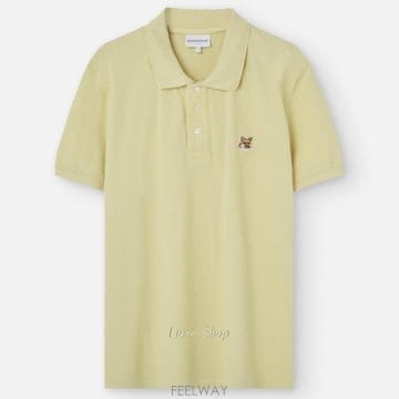 25SS 메종키츠네 남성 폭스 헤드 레귤러 폴로 티셔츠 LM00208KJ7002 P712