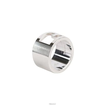 (대전중고명품)구찌 G로고 실버 반지 10호 12mm
