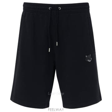 메종키츠네 남성 폭스헤드 패치 오버사이즈 조거 쇼츠 MM01121KM0001 P199