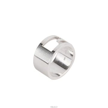 (대전중고명품)구찌 G로고 실버반지 19호 12mm