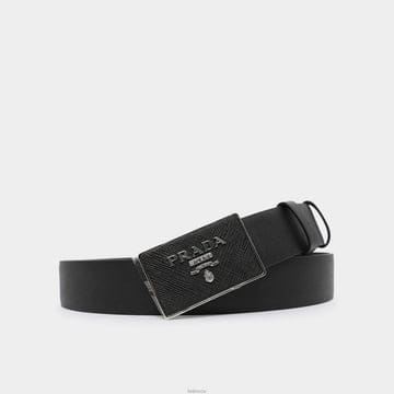 프라다 26FW 영문로고 버클 사피아노 남성 벨트 2CC534 053 F0002