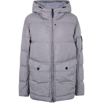 (당일) 25FW 스톤 아일랜드 크링클랩스 NY 리사이클 나일론 라이트 그레이 패딩 자켓 K2S1 54100