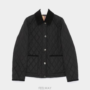 버버리 26FW 다이아몬드 퀼팅 내부체크 여성 자켓 8107510