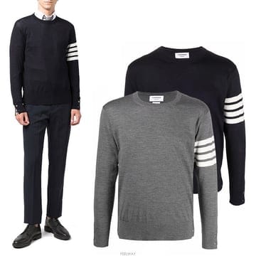 Thom Browne 25FW ����� �޸��� �� �缱 ��Ʈ (����!!) MKA002A25FW ����� �޸��� �� �缱 ��Ʈ (����!!) MKA002A