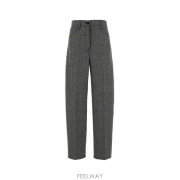 프라다 프린스 오브 웨일즈 체크 팬츠