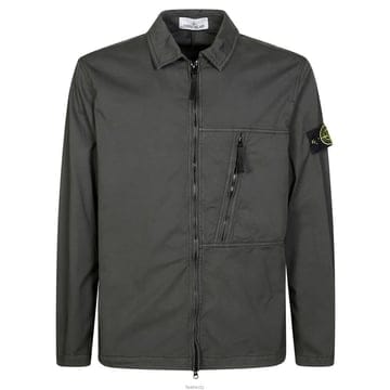 스톤 25FW 와펜 패치 셔츠자켓 리드그레이 K2S15 1200003 S0010 V0062