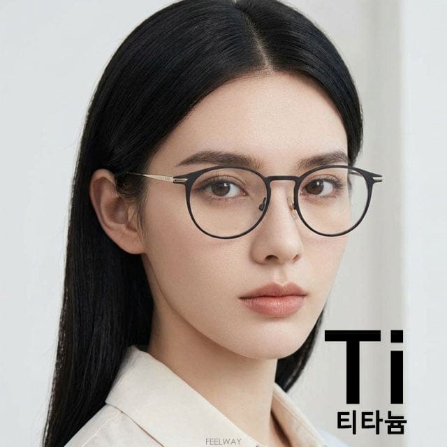 휴고 보스 티타늄 안경테 BOSS1252 003 명품 원형테 초경량