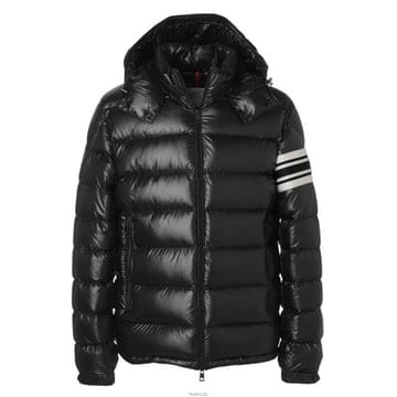 몽클레어 25FW LANDRE 로고 패치 패딩자켓 블랙 1A000 95 59885 999