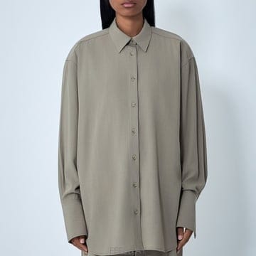 26 FW 토템 버튼 다운 비스코스 울 블랜드 클래식 턱시도 셔츠 254 WRT0607 FB0475 07