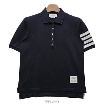 톰브라운 여성 클래식 사선 피케 폴로셔츠 카라티 FJP052G 07976 415