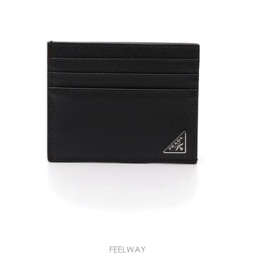 프라다 카드지갑 블랙