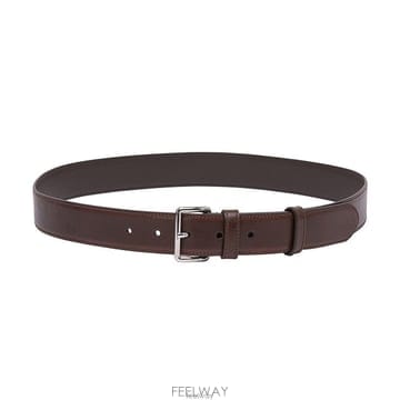 26 FW 프라다 로고 디테일 버클 레더 퓨어 벨트 2CS1322HII