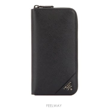26 FW 프라다 사피아노 지퍼 지갑 블랙 2ML317QME