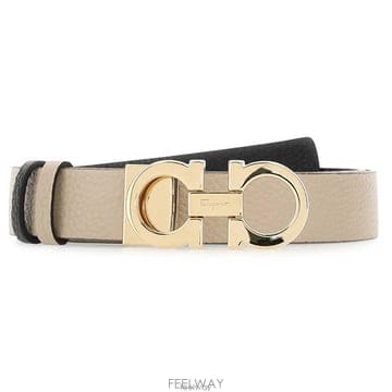 26 FW 페라가모 간치니 20mm 카프 리버시블 벨트 23A565